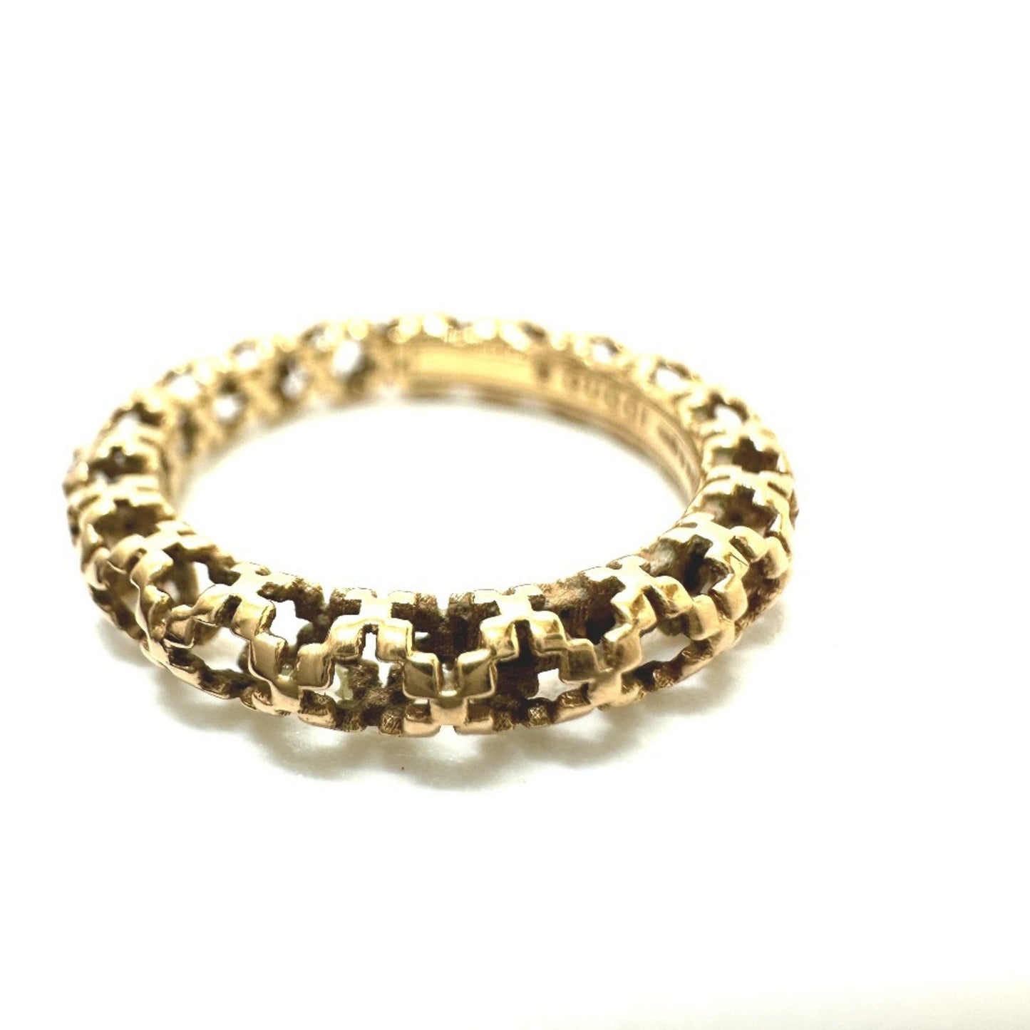 Gucci Gold Pink Gold (18K) Band Ring ( )