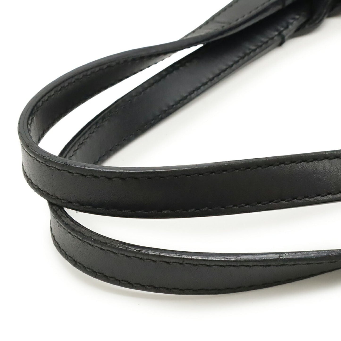 Gucci Black Leather Handbag Tote Bag ( )