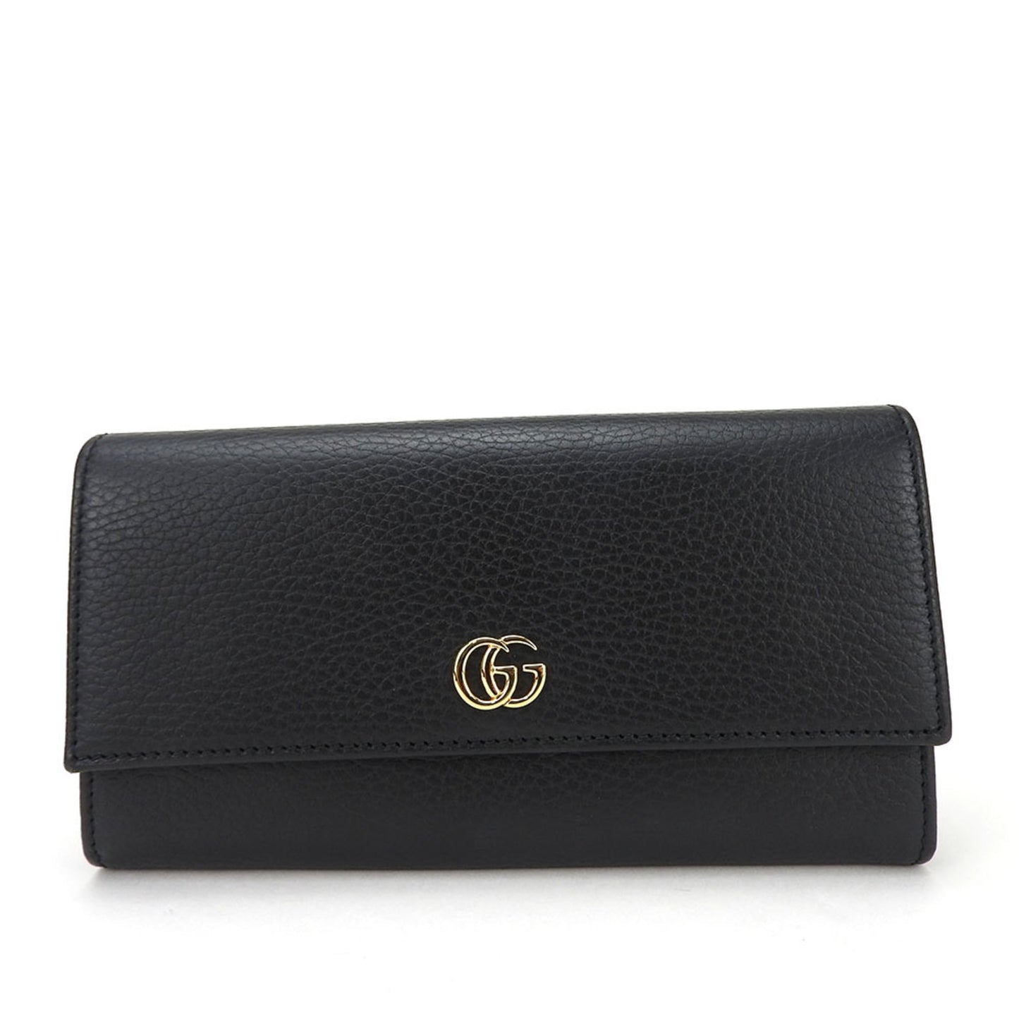 Gucci Black Leather Long Wallet (Bi-Fold) ( )