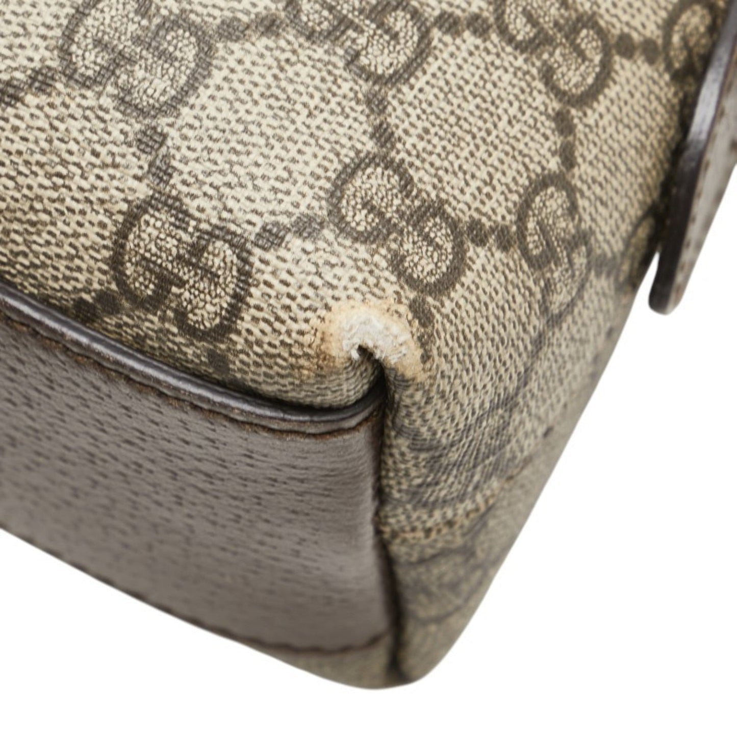 Gucci Ophidia Beige Brown Pvc Leather Shoulder Bag ( )