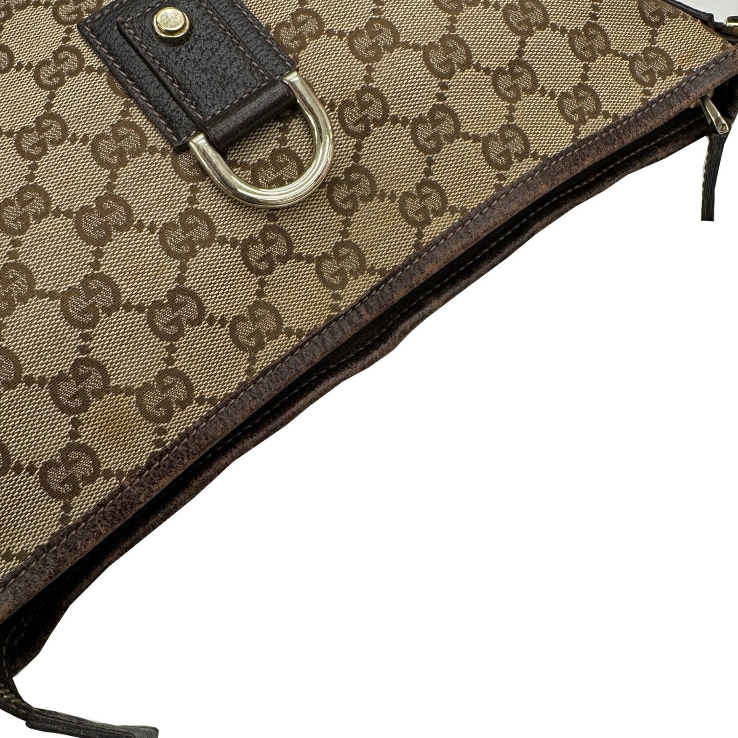 Gucci Gg Canvas Brown Gg Canvas Shoulder Bag ( )