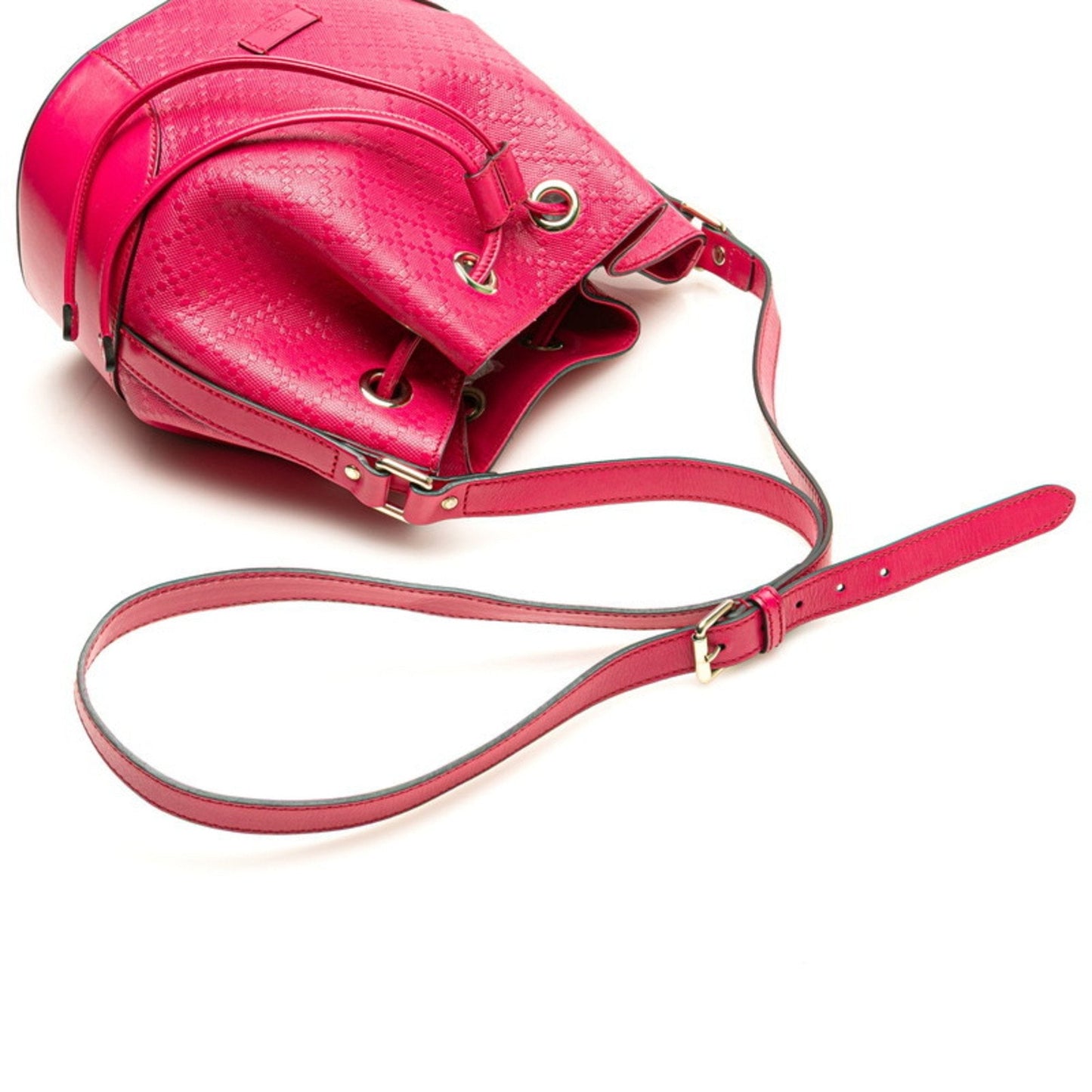 Gucci Diamante Pink Leather Shoulder Bag ( )