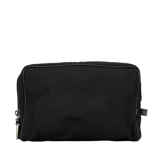Gucci Nylon Leather Clutch