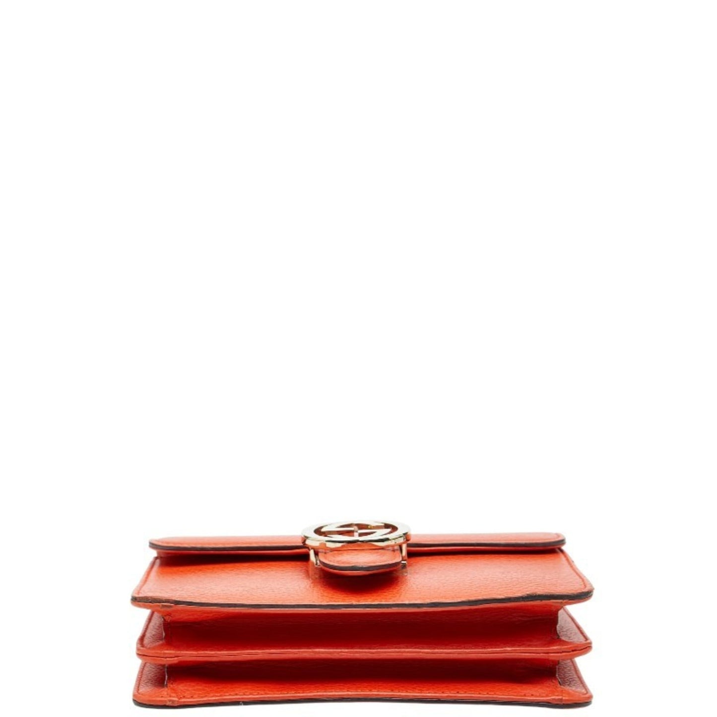 Gucci Orange Leather Shoulder Bag ( )
