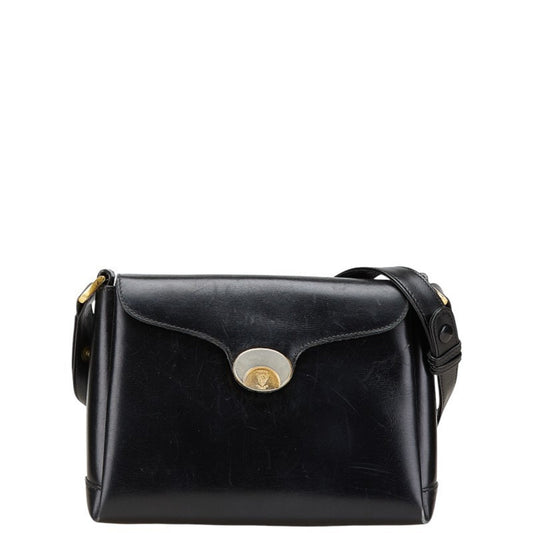Gucci Black Leather Shoulder Bag ( )