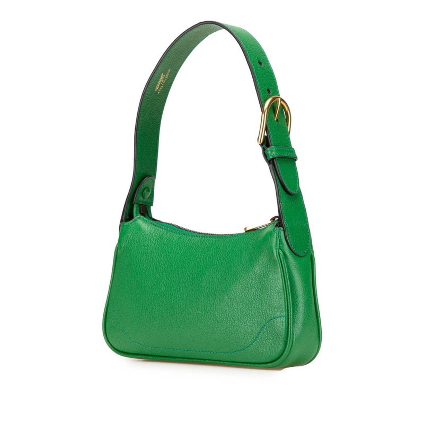 Gucci Green Leather Shoulder Bag ( )