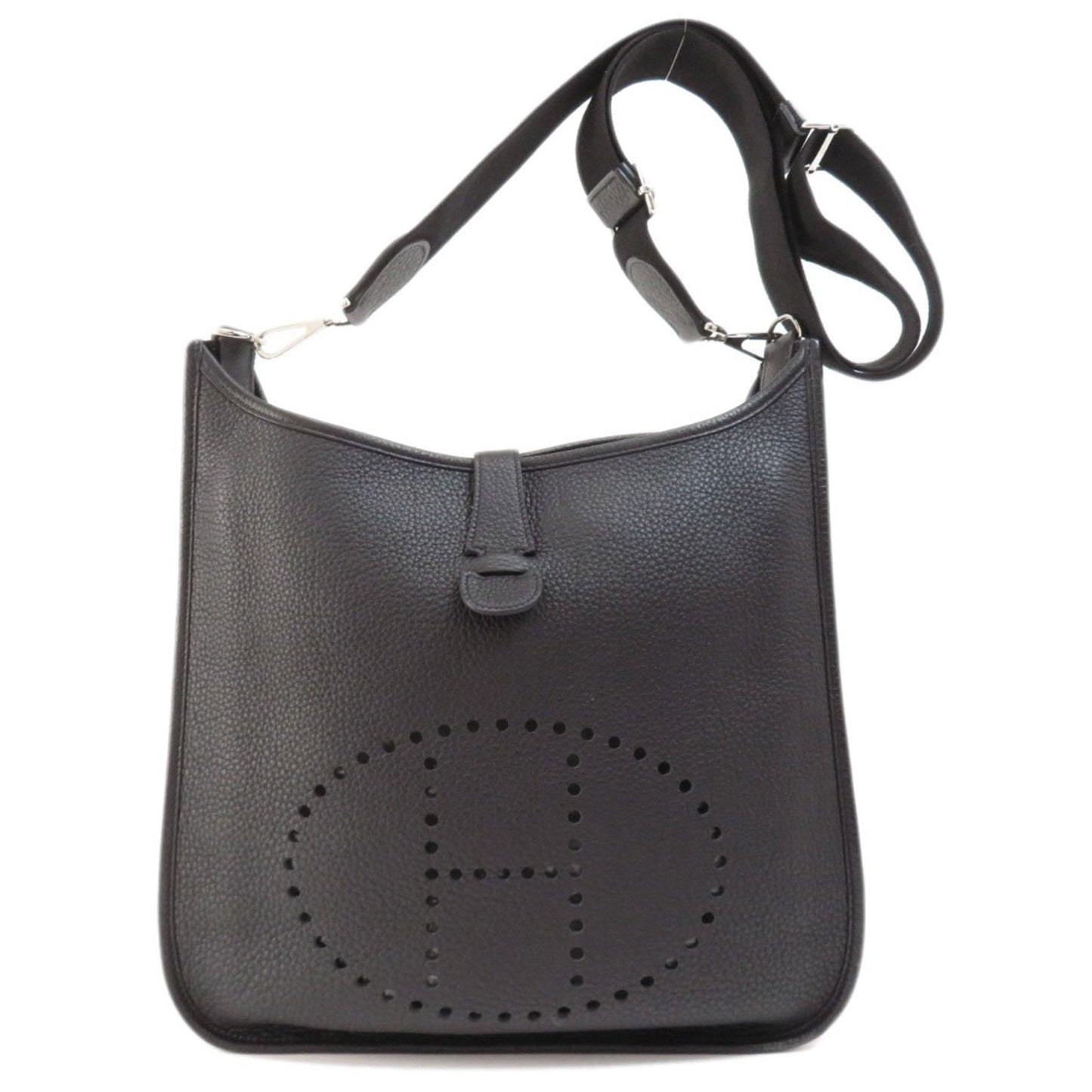 Hermes Evelyne Black Togo Leather Shoulder Bag ( )