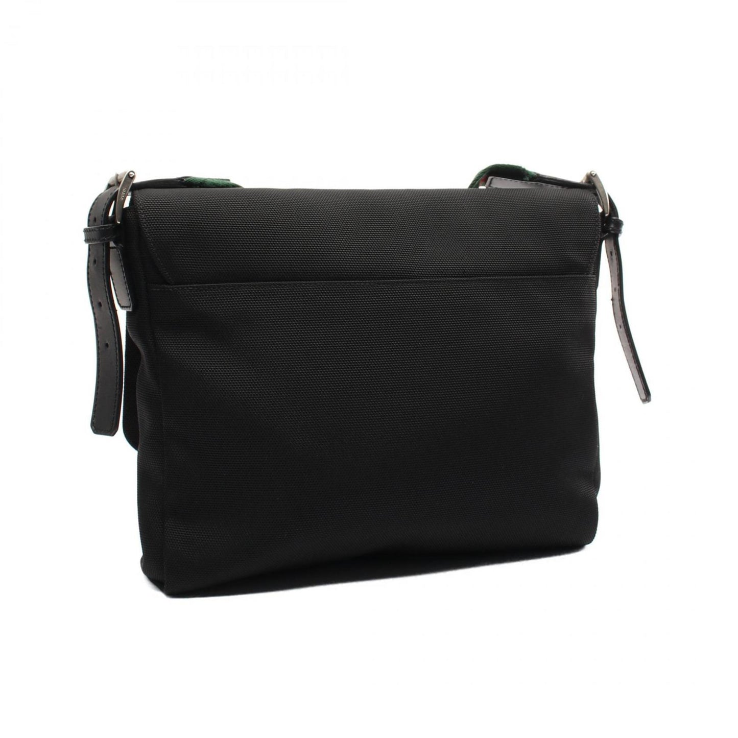 Gucci Nylon Leather Canvas Shoulder Bag