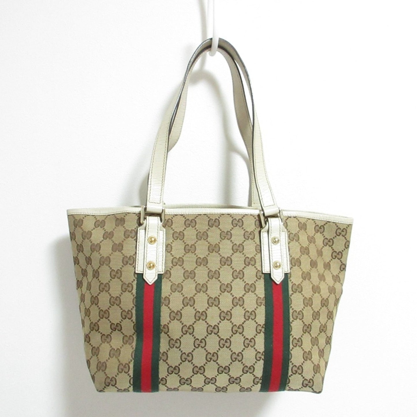 Gucci Gg Canvas Beige Gg Canvas Tote Bag ( )