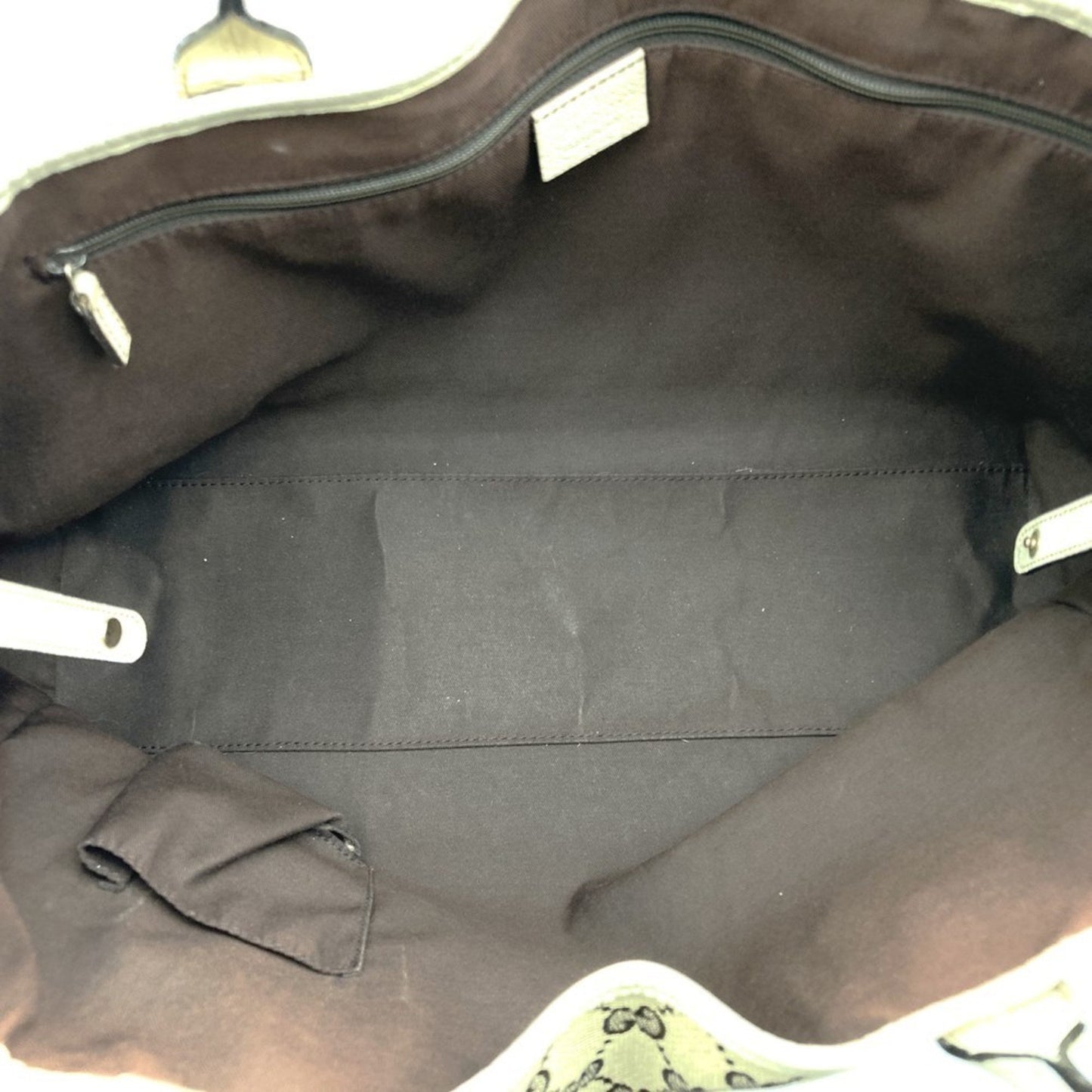 Gucci Sherry Line Brown Gg Canvas Shoulder Bag Tote Bag ( )