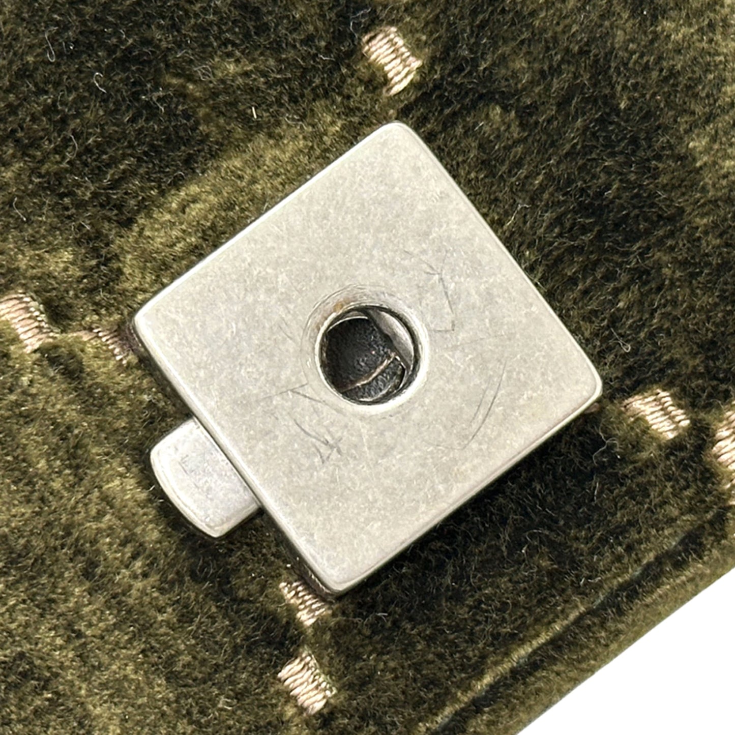 Gucci Khaki Suede Leather Shoulder Bag ( )