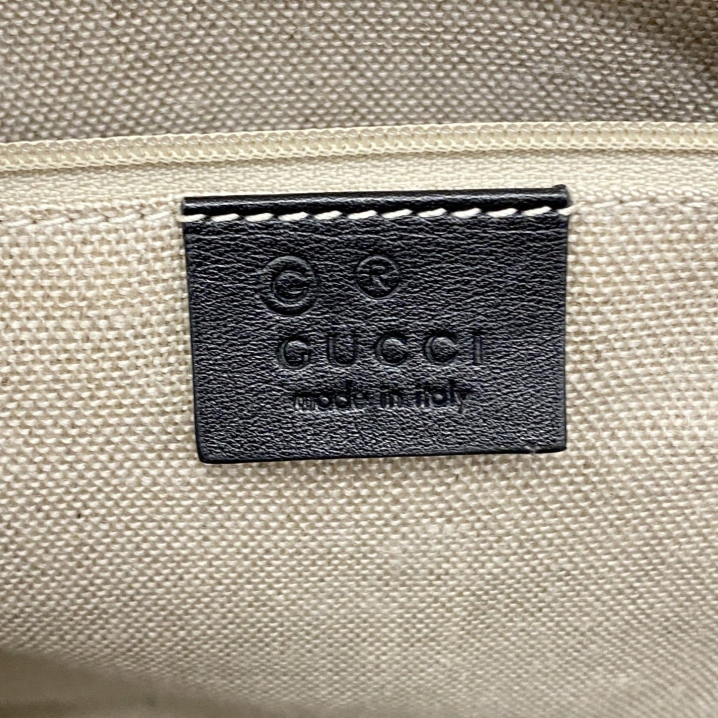 Gucci Black Leather Tote Bag ( )