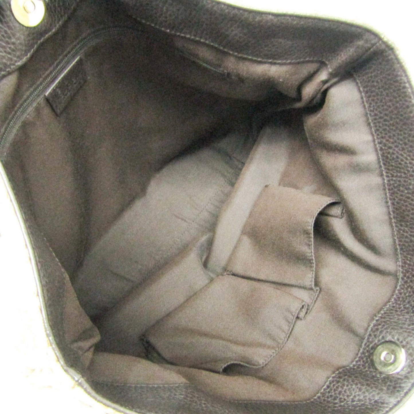 Gucci Diamante Beige Brown Canvas Leather Tote Bag ( )