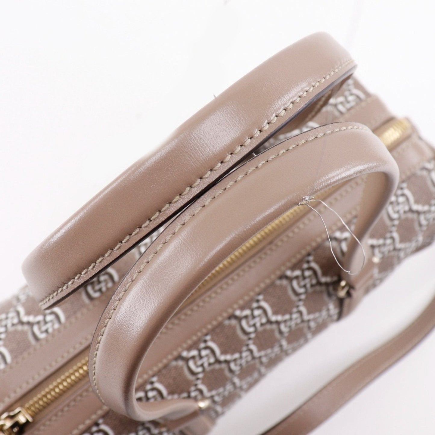 Gucci Brown Pvc Leather Handbag ( )