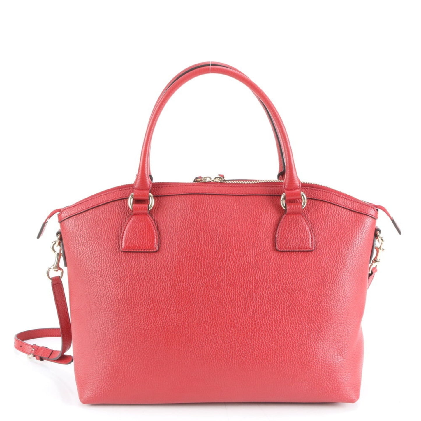 Gucci Red Color Leather Shoulder Bag ( )