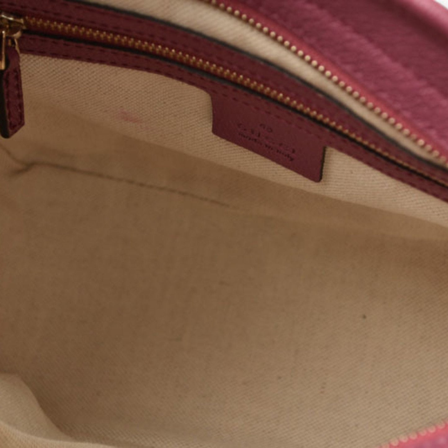 Gucci Beige Pink Gg Canvas Leather Handbag Shoulder Bag ( )