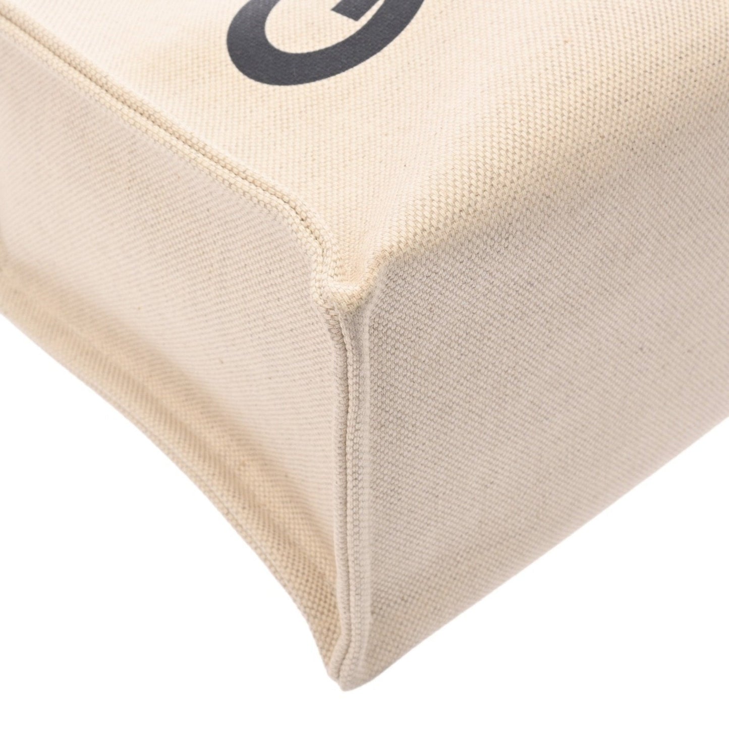 Gucci Beige Canvas Leather Handbag ( )