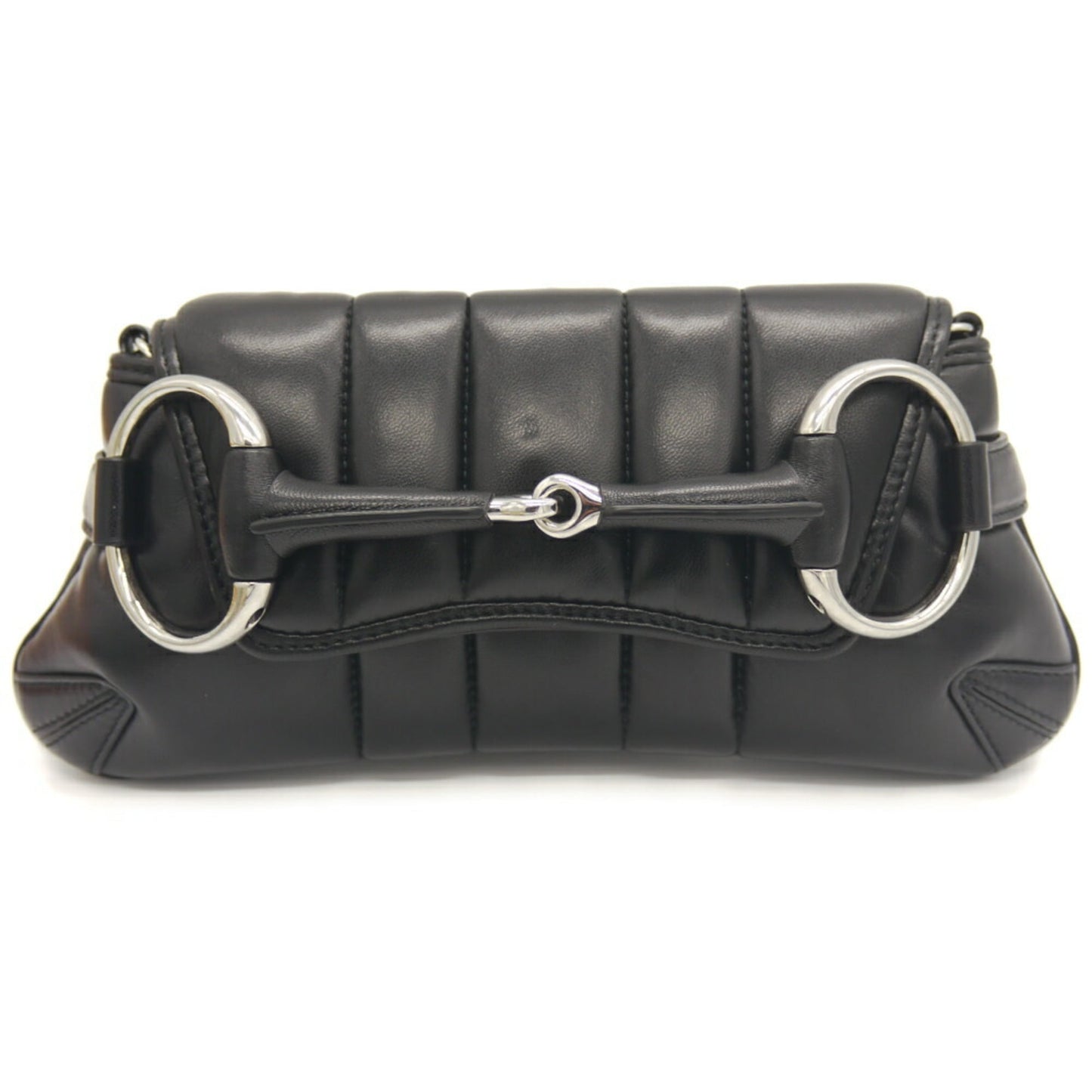 Gucci Black Leather Shoulder Bag ( )