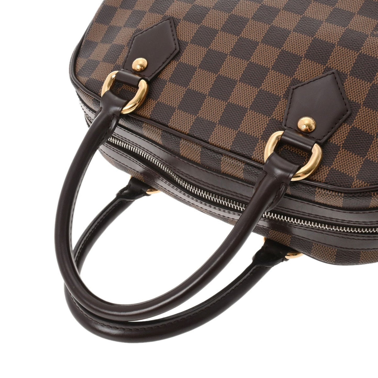 LOUIS VUITTON Damier Duomo Brown N60008 Women's Canvas Handbag
