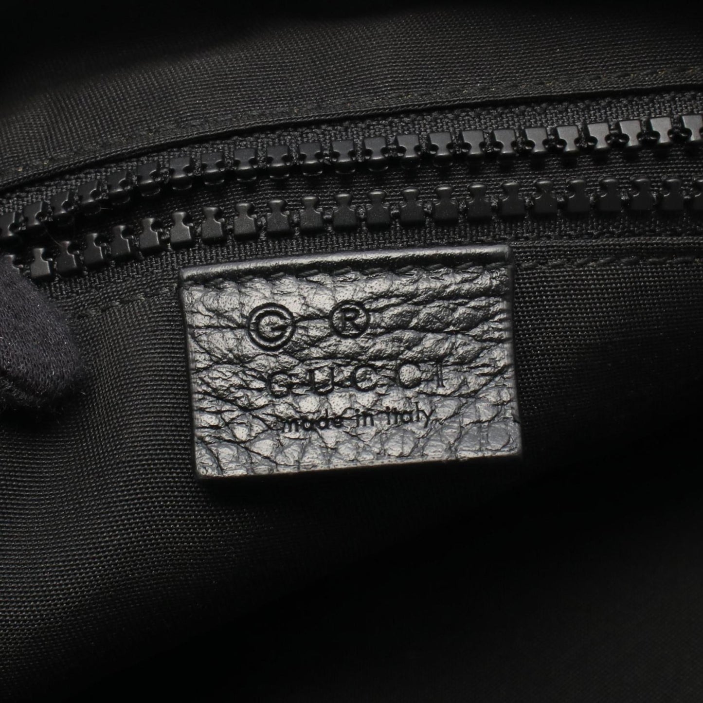 Gucci Black Nylon Leather Shoulder Bag ( )