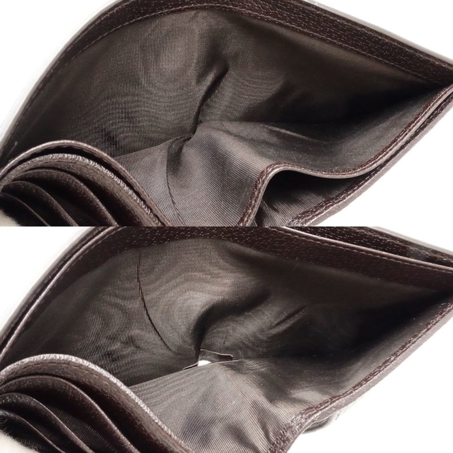 Gucci Dark Brown Leather Wallet (Bi-Fold) ( )