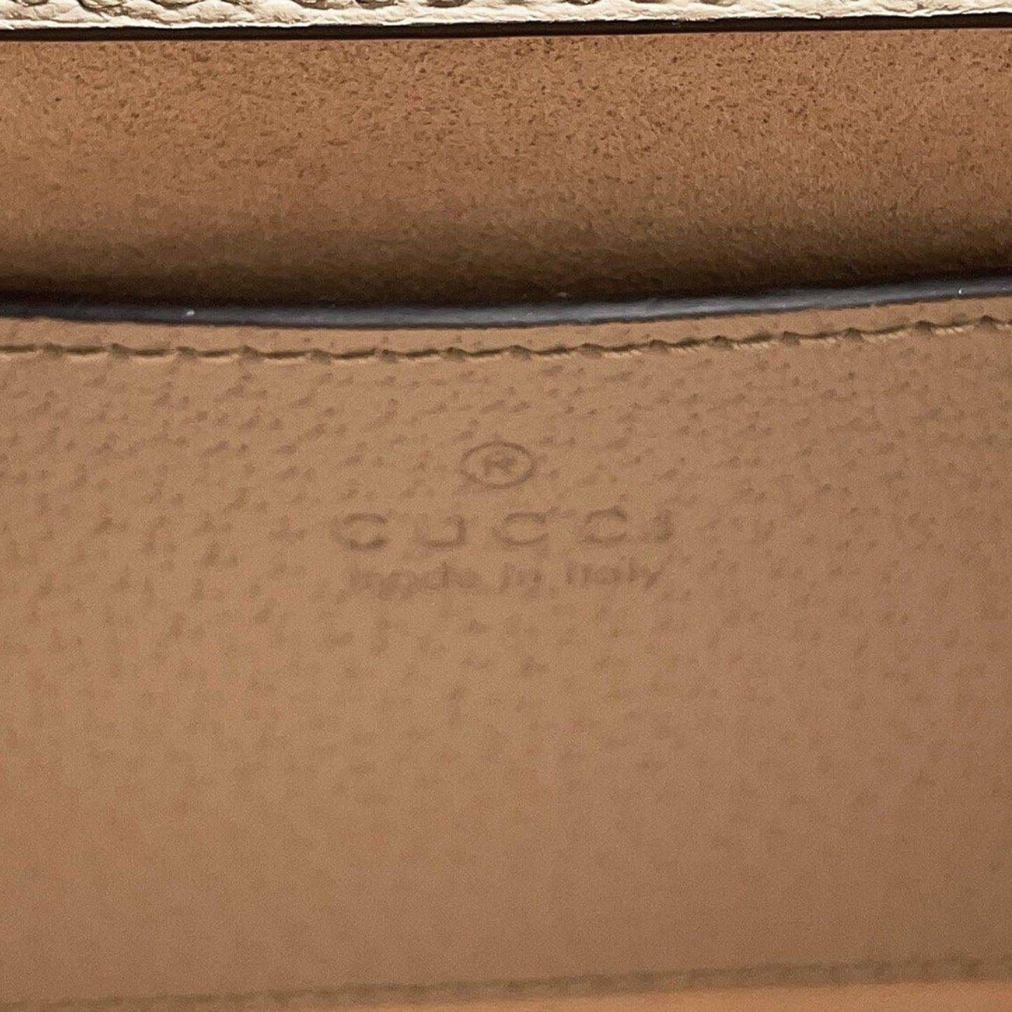 Gucci Beige Leather Handbag Shoulder Bag ( )