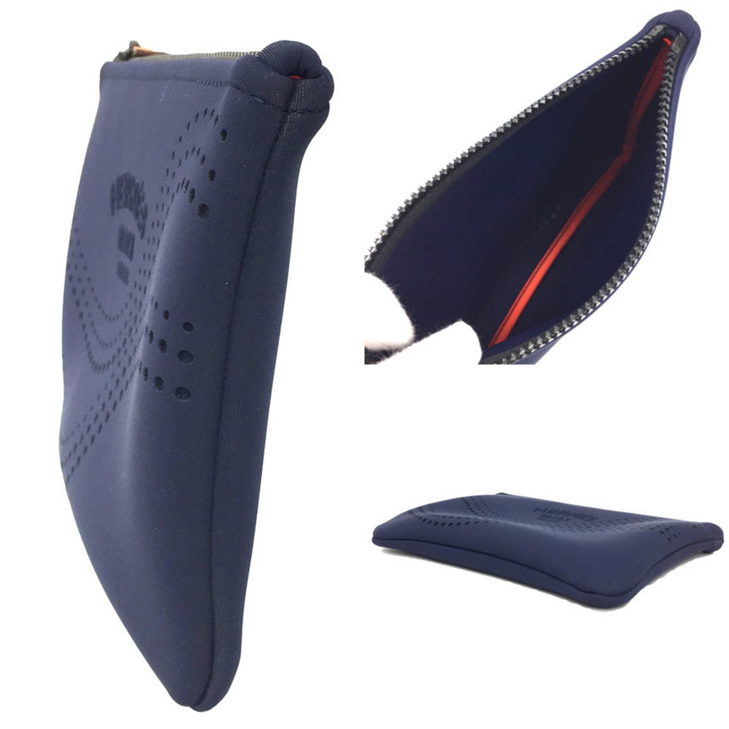 Hermes Navy Polyamide Pouch ( )