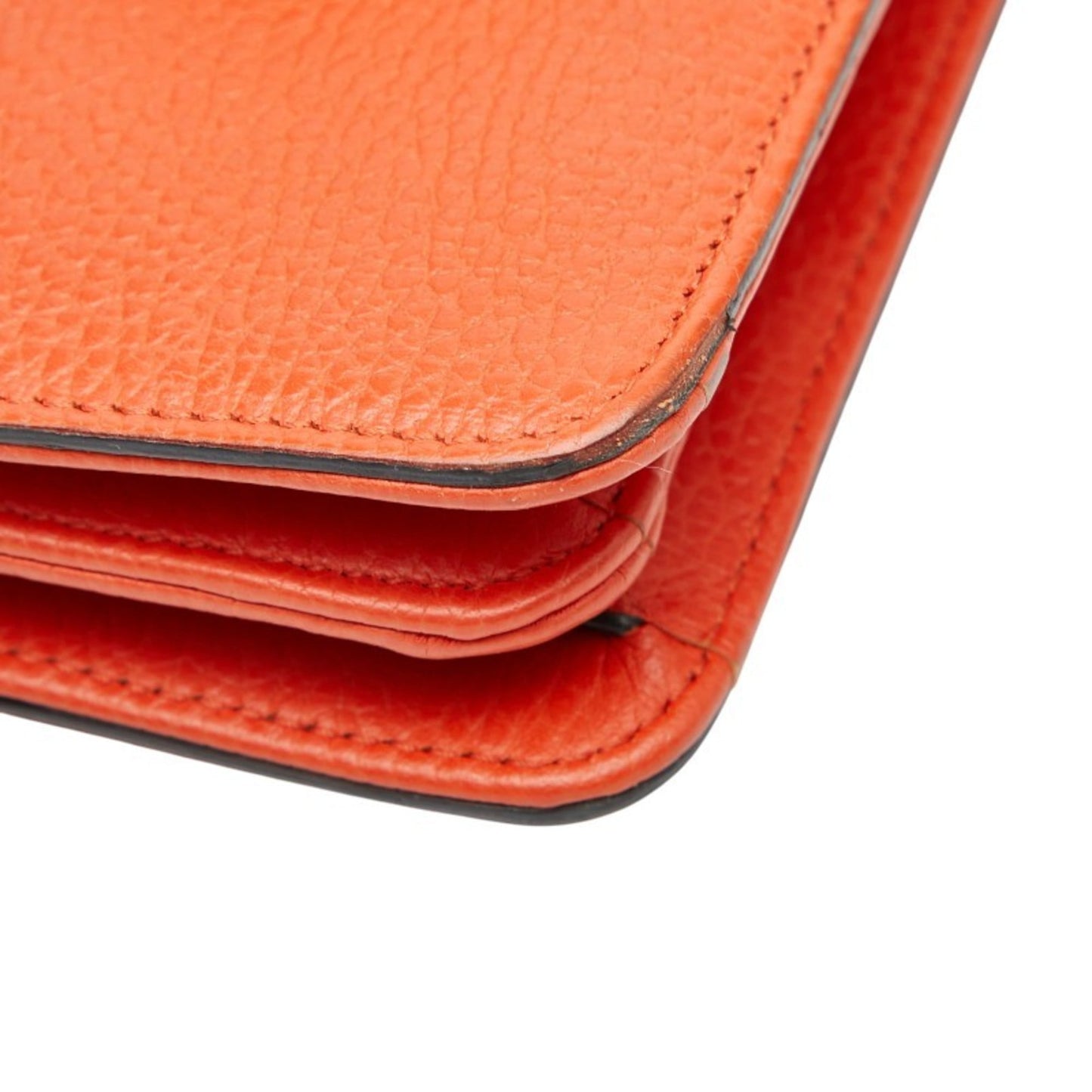 Gucci Orange Leather Shoulder Bag ( )