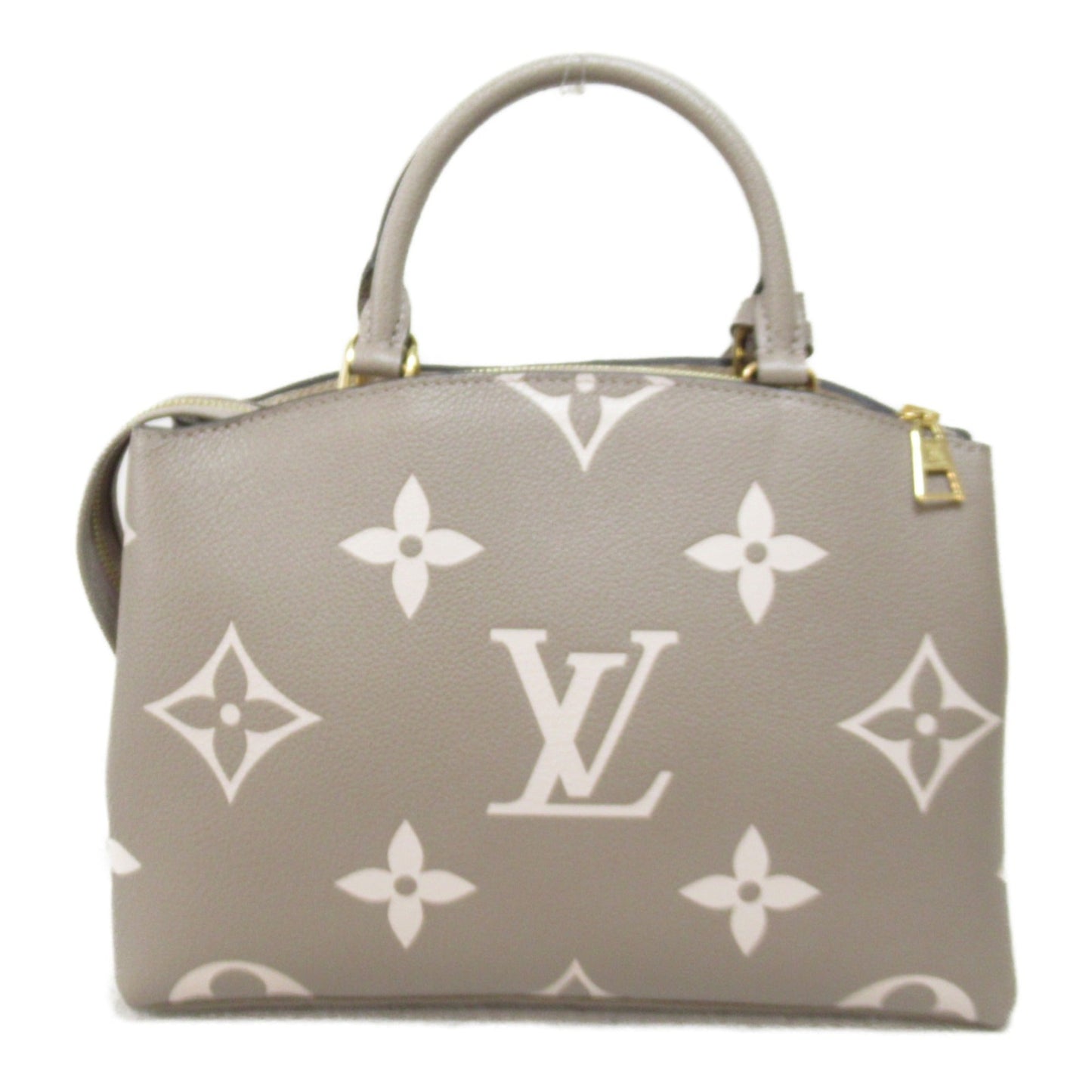 LOUIS VUITTON Petit Palais PM 2wayShoulder Bag Gray Turtrail claims Monogram empreinte leather