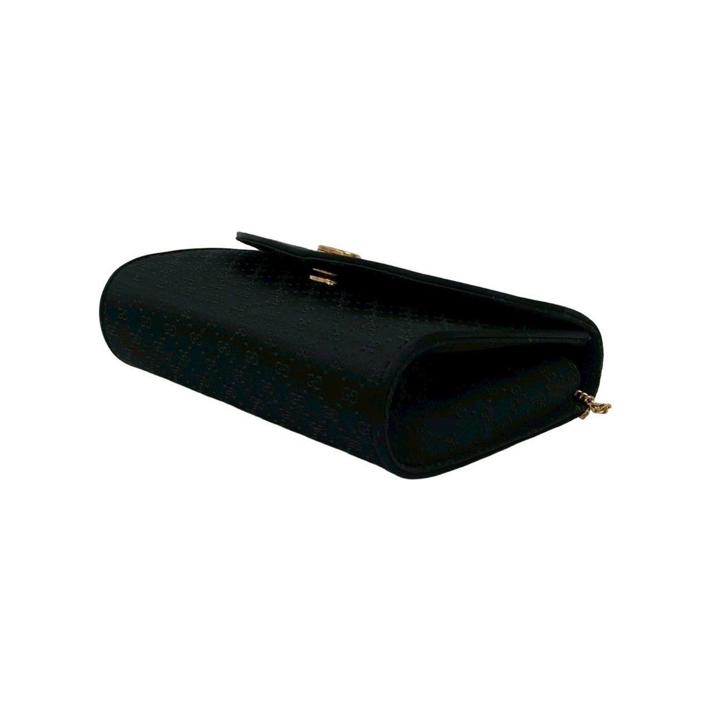 Gucci Black Satin Shoulder Bag ( )