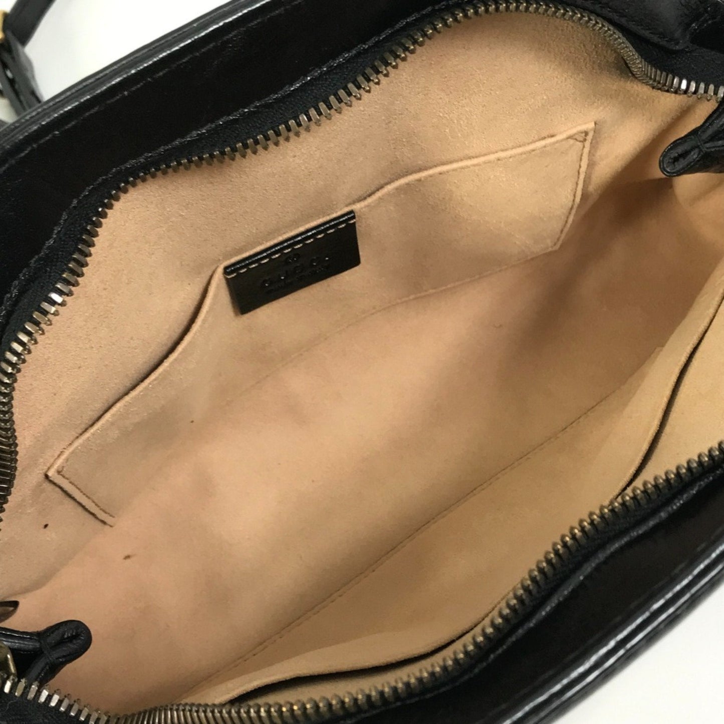 Gucci Black Leather Clutch Bag Shoulder Bag ( )
