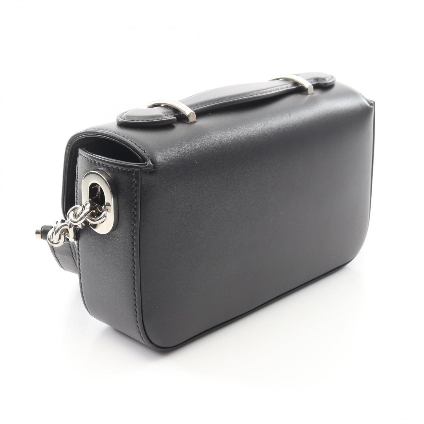 Gucci Black Leather Shoulder Bag ( )