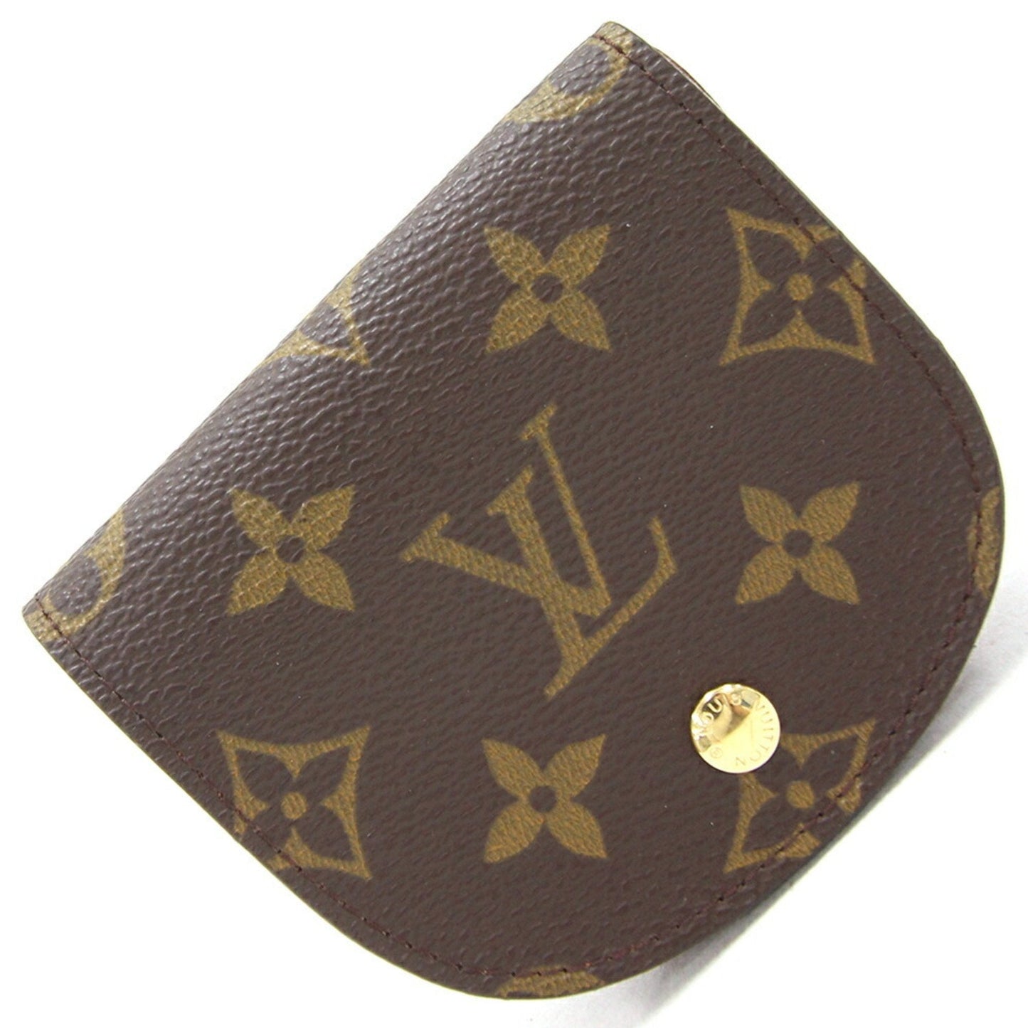LOUIS VUITTON Coin Case Monogram Porte Monet Guze M61970 Men's Wallet