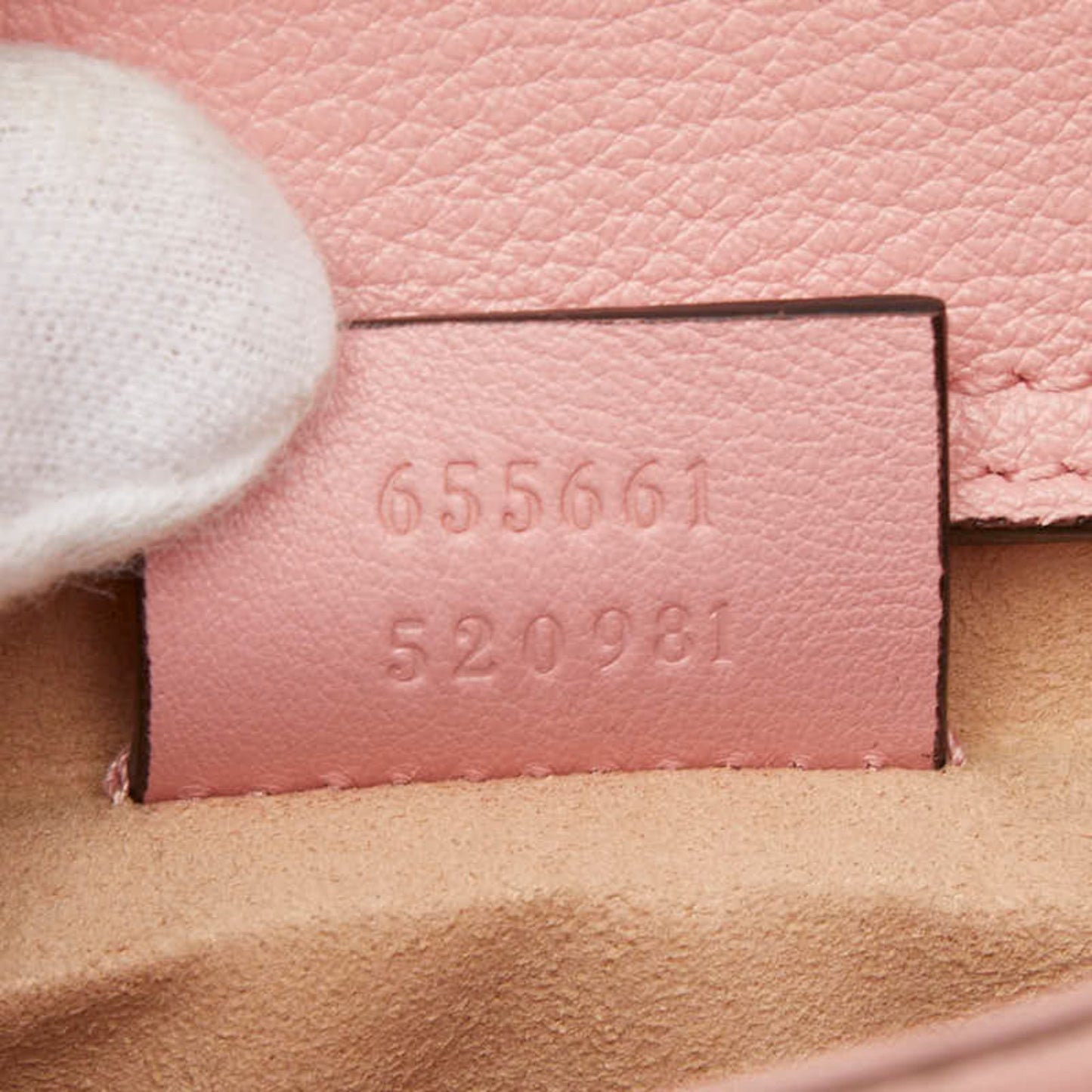 Gucci Pink Leather Handbag Shoulder Bag ( )