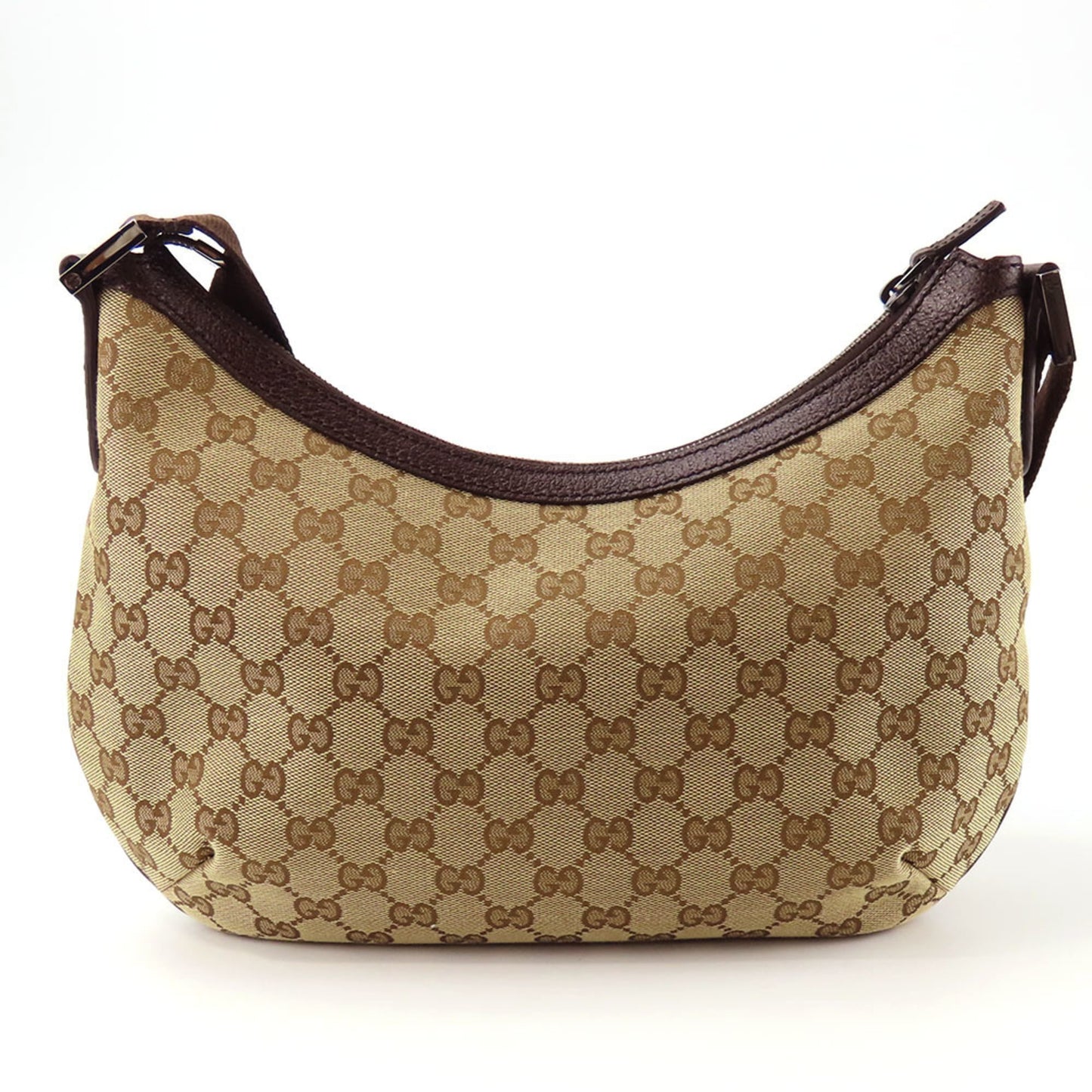 Gucci Gg Canvas Beige Brown Gg Canvas Shoulder Bag ( )