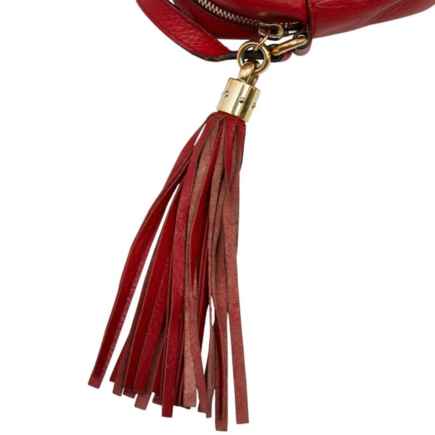 Gucci Red Color Leather Shoulder Bag ( )