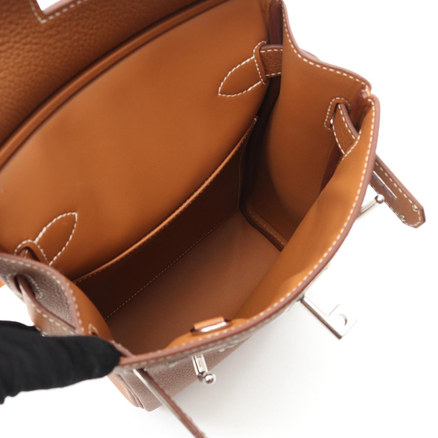Hermes Brown Togo Leather Fanny Pack ( )
