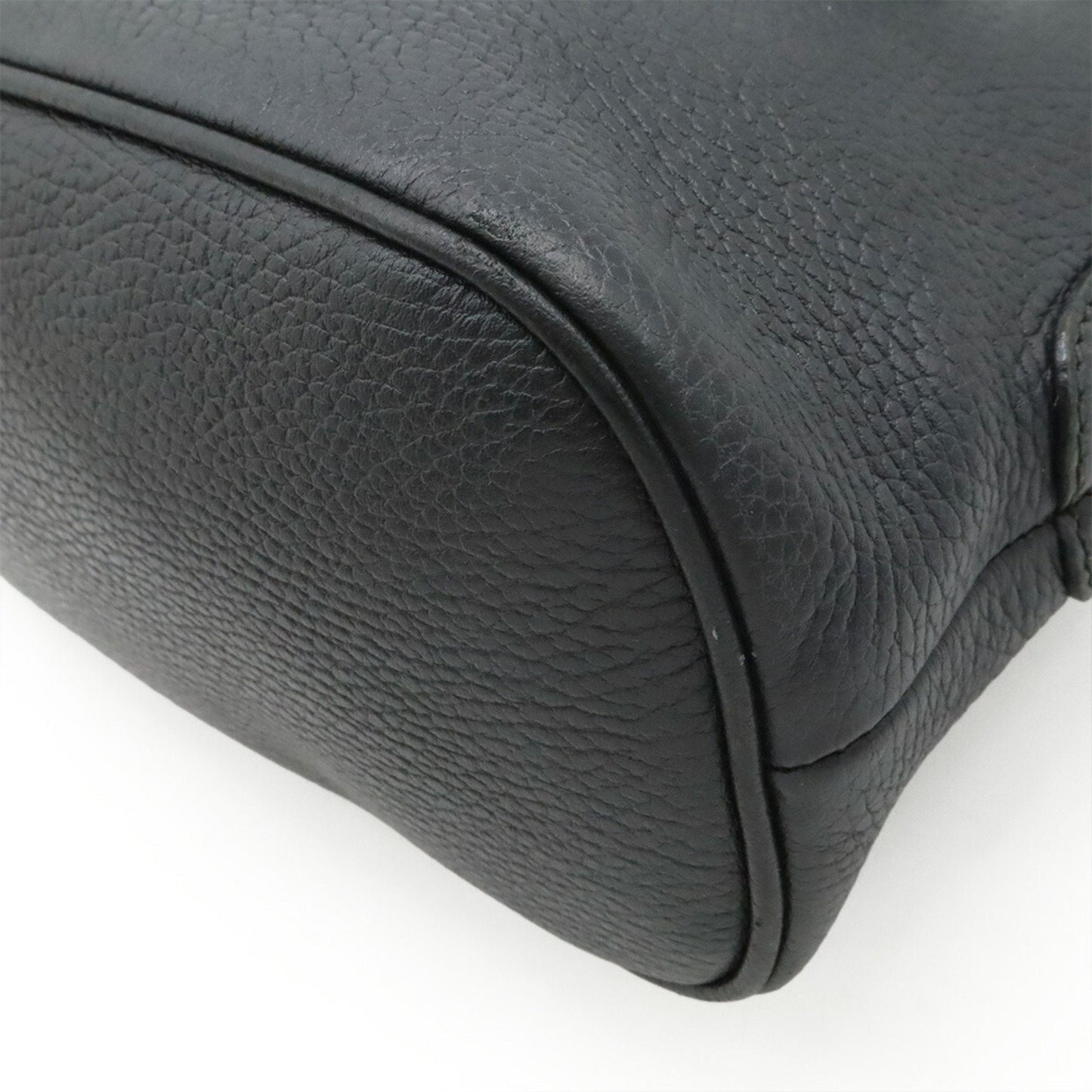 Gucci Black Leather Handbag Shoulder Bag ( )
