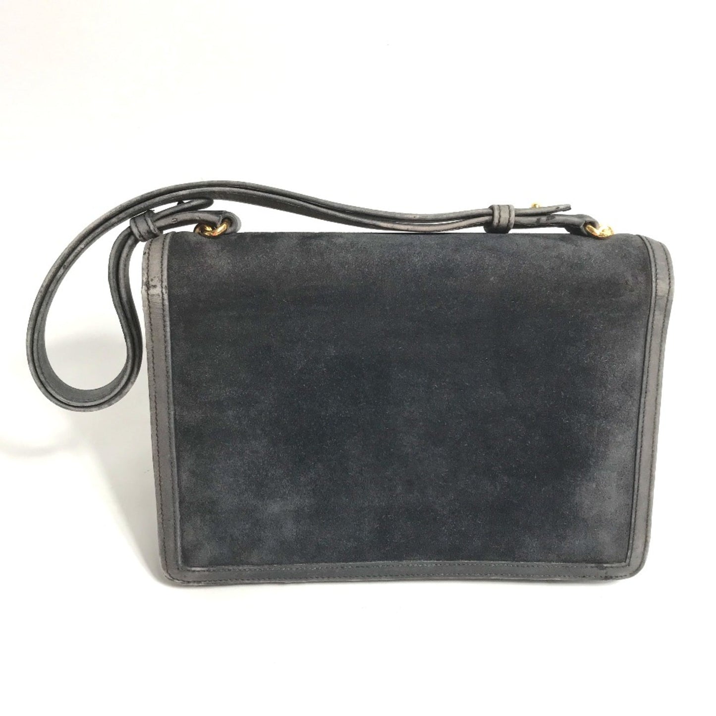 Hermes Gray Leather Shoulder Bag ( )
