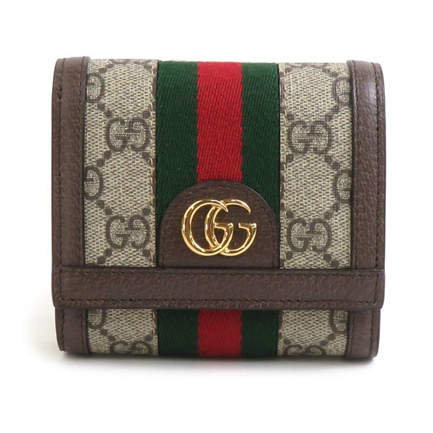 Gucci Brown Gg Supreme Wallet (Bi-Fold) ( )