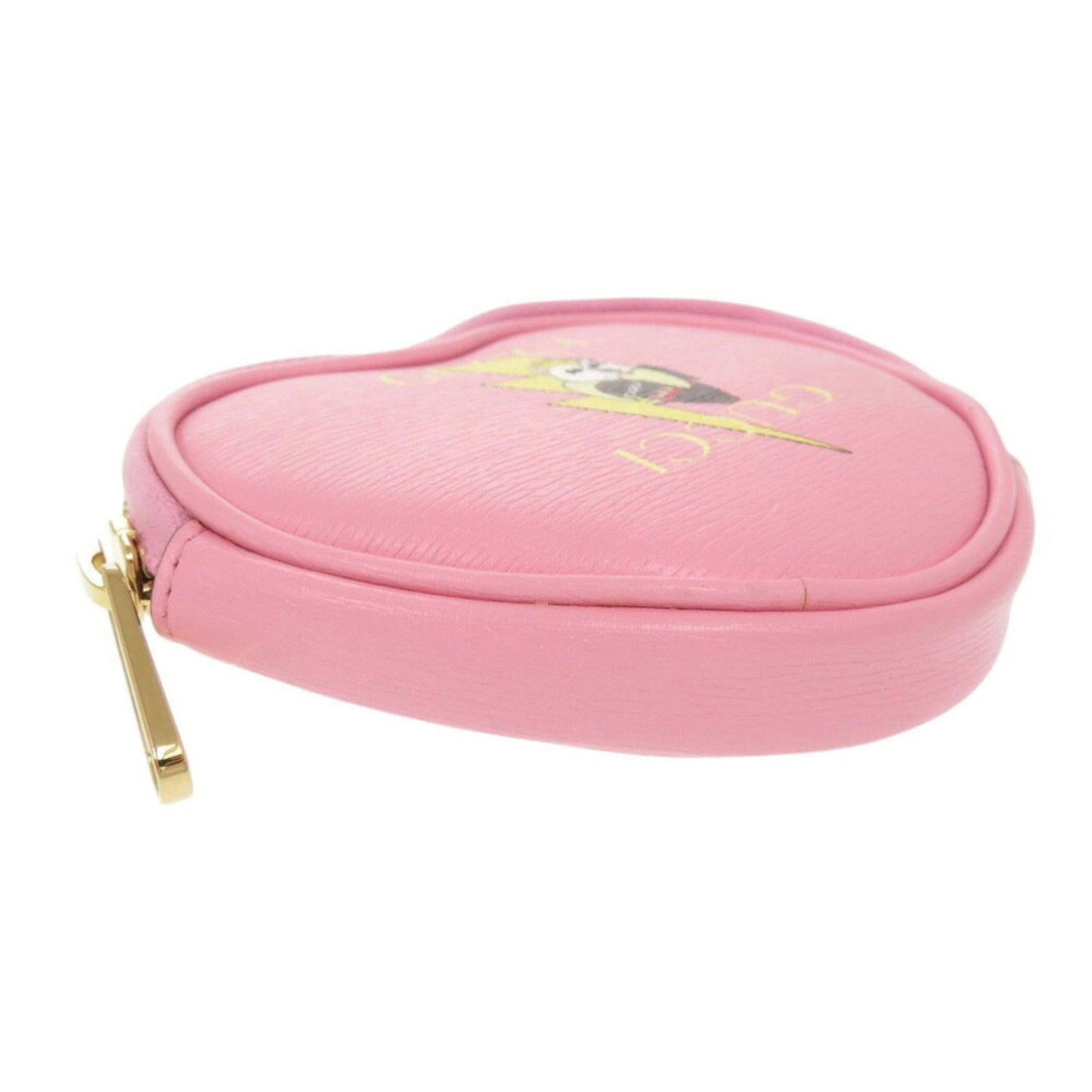 Gucci Pink Leather Coin Purse/Coin Case ( )