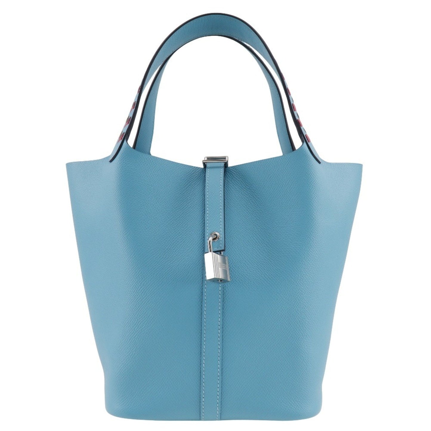 Hermes Light Blue Epsom Leather Handbag ( )