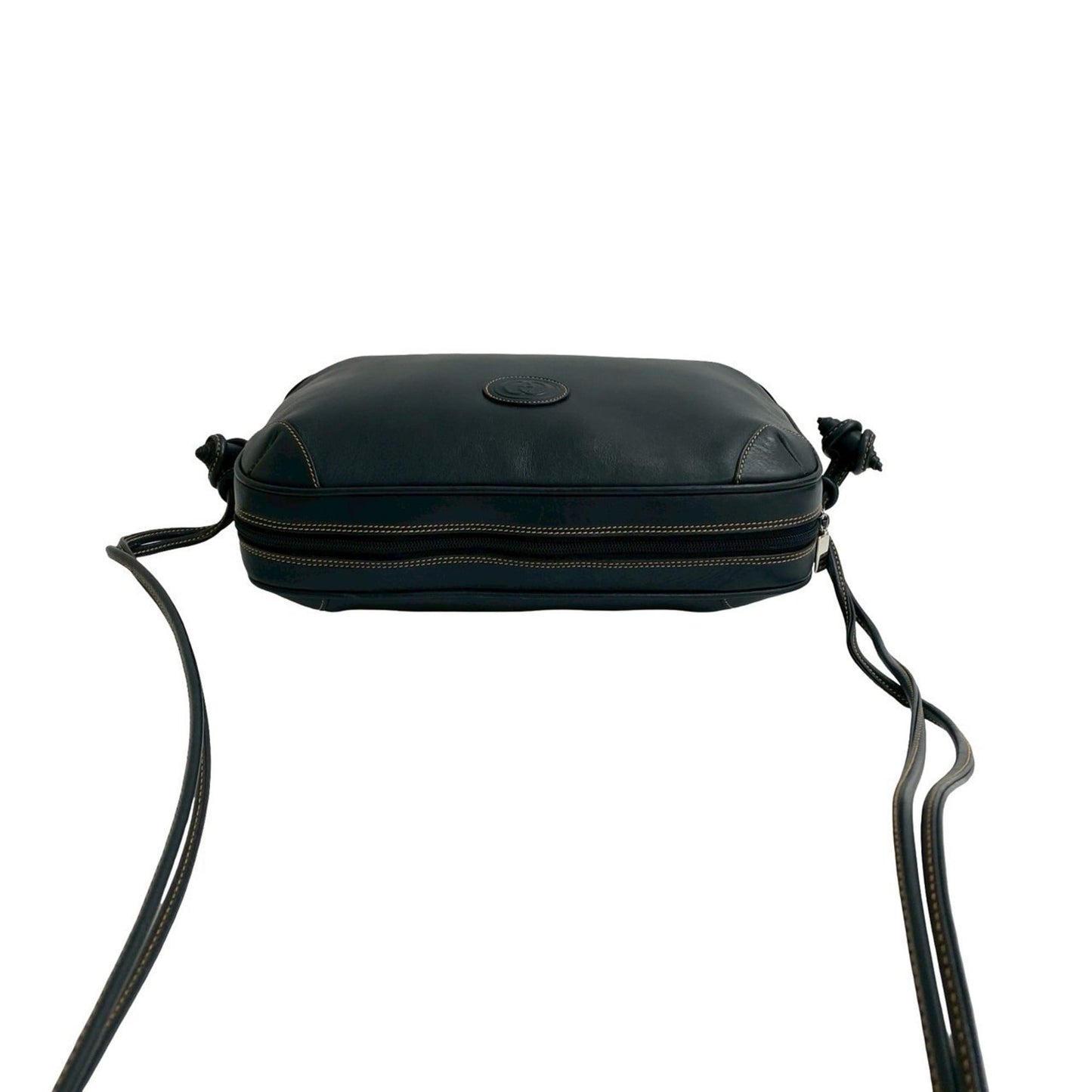 Gucci Navy Leather Pochette Shoulder Bag ( )