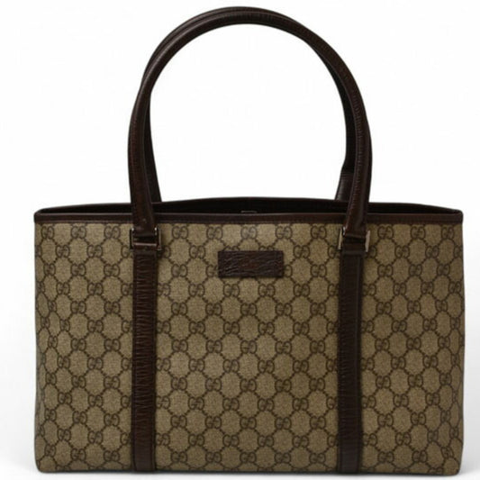 Gucci Gg Plus Beige Brown Gg Plus Tote Bag ( )
