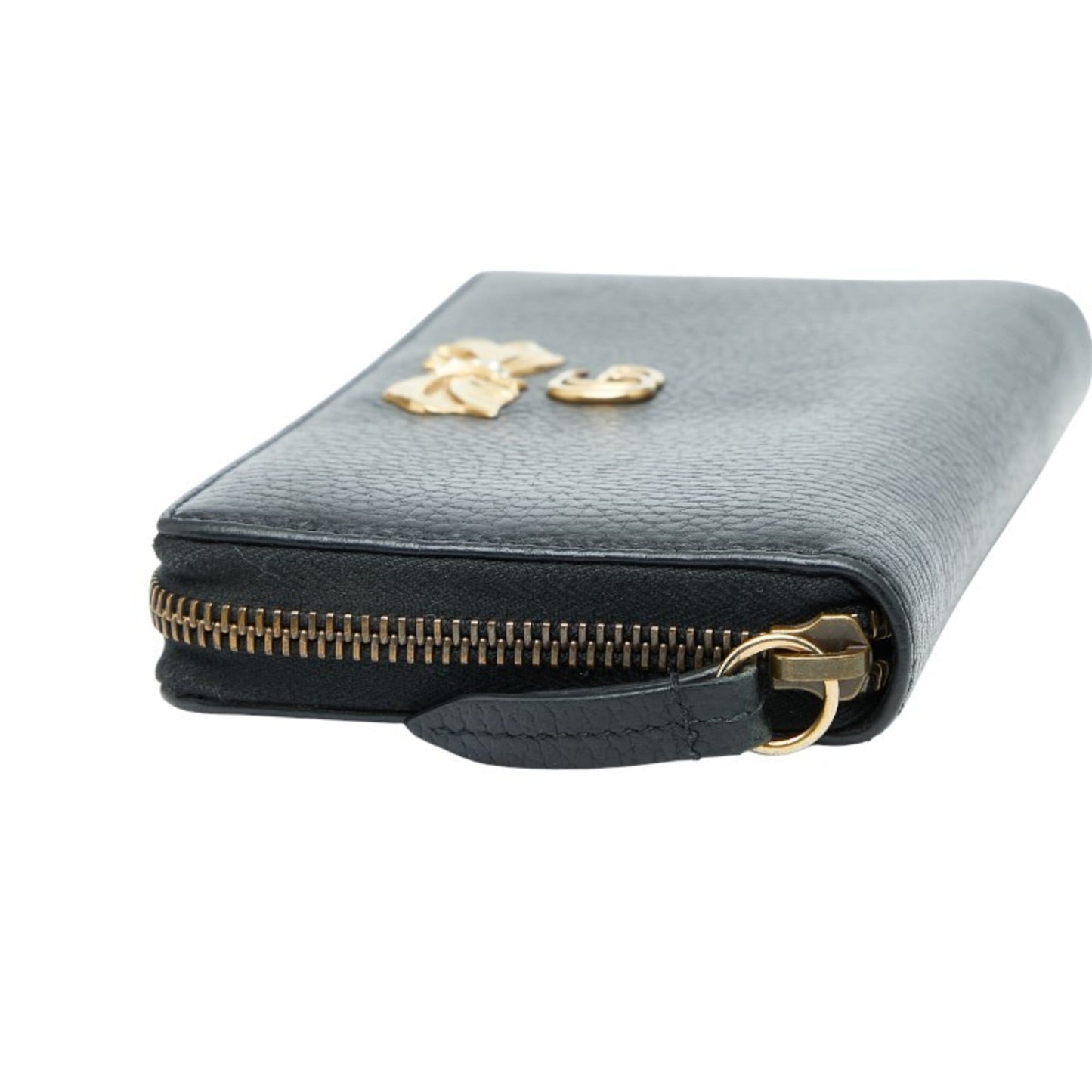 Gucci Black Leather Long Wallet (Bi-Fold) ( )