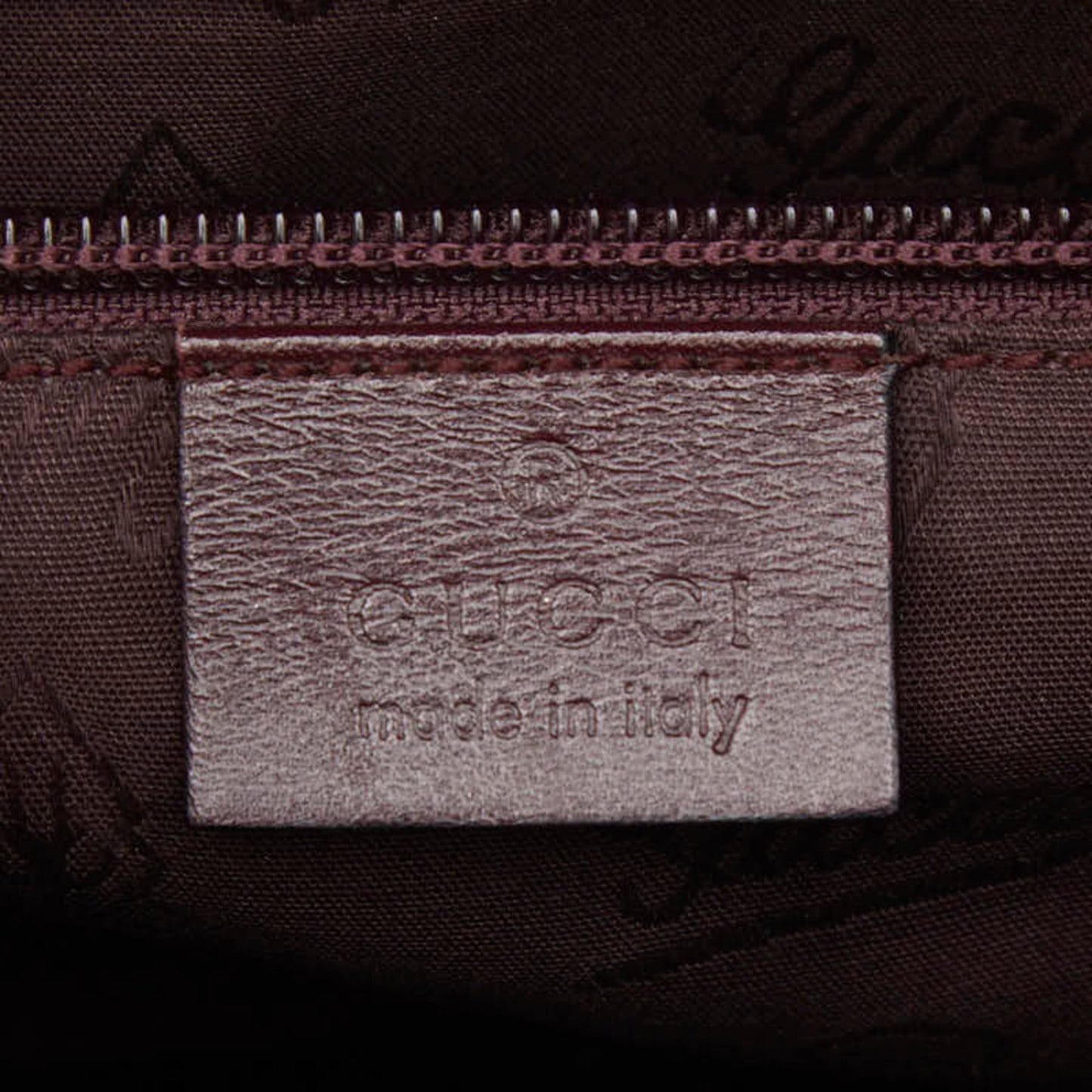 Gucci Purple Gg ImprimÃ© Leather Shoulder Bag ( )
