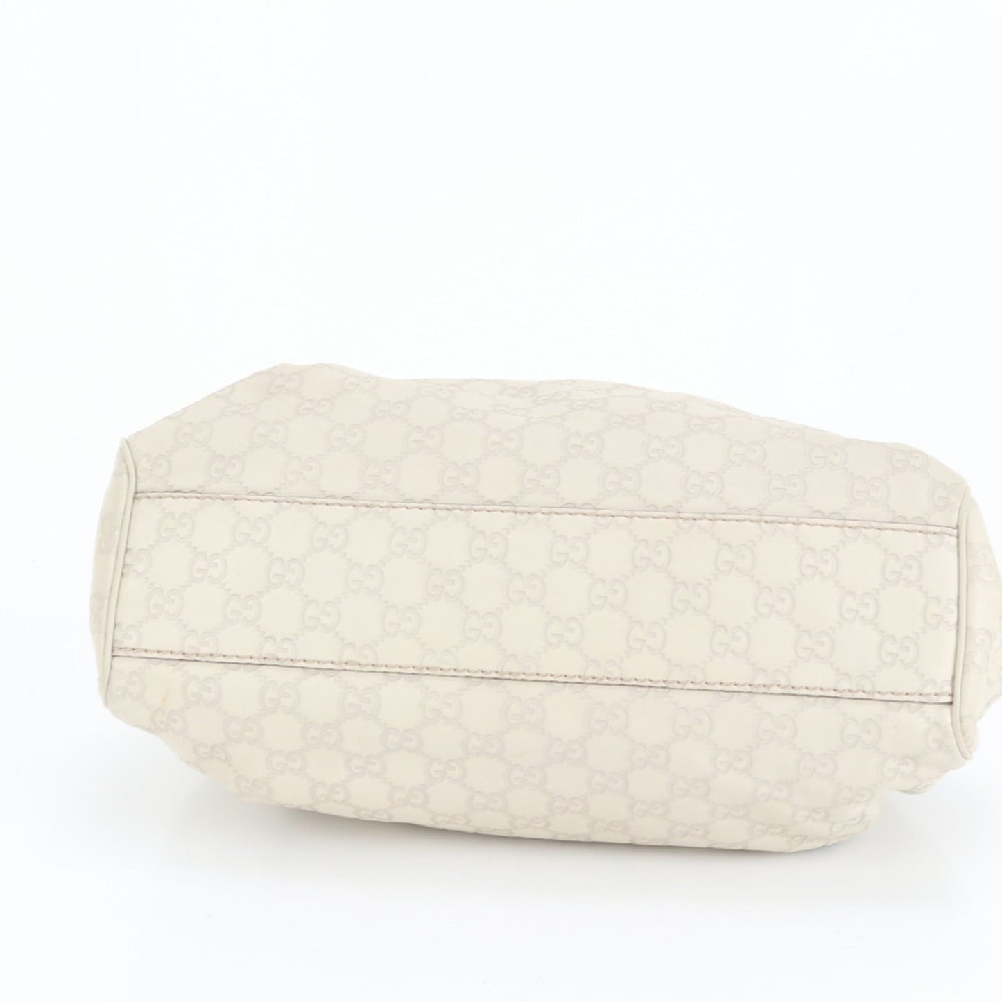 Gucci Ivory Leather Tote Bag ( )