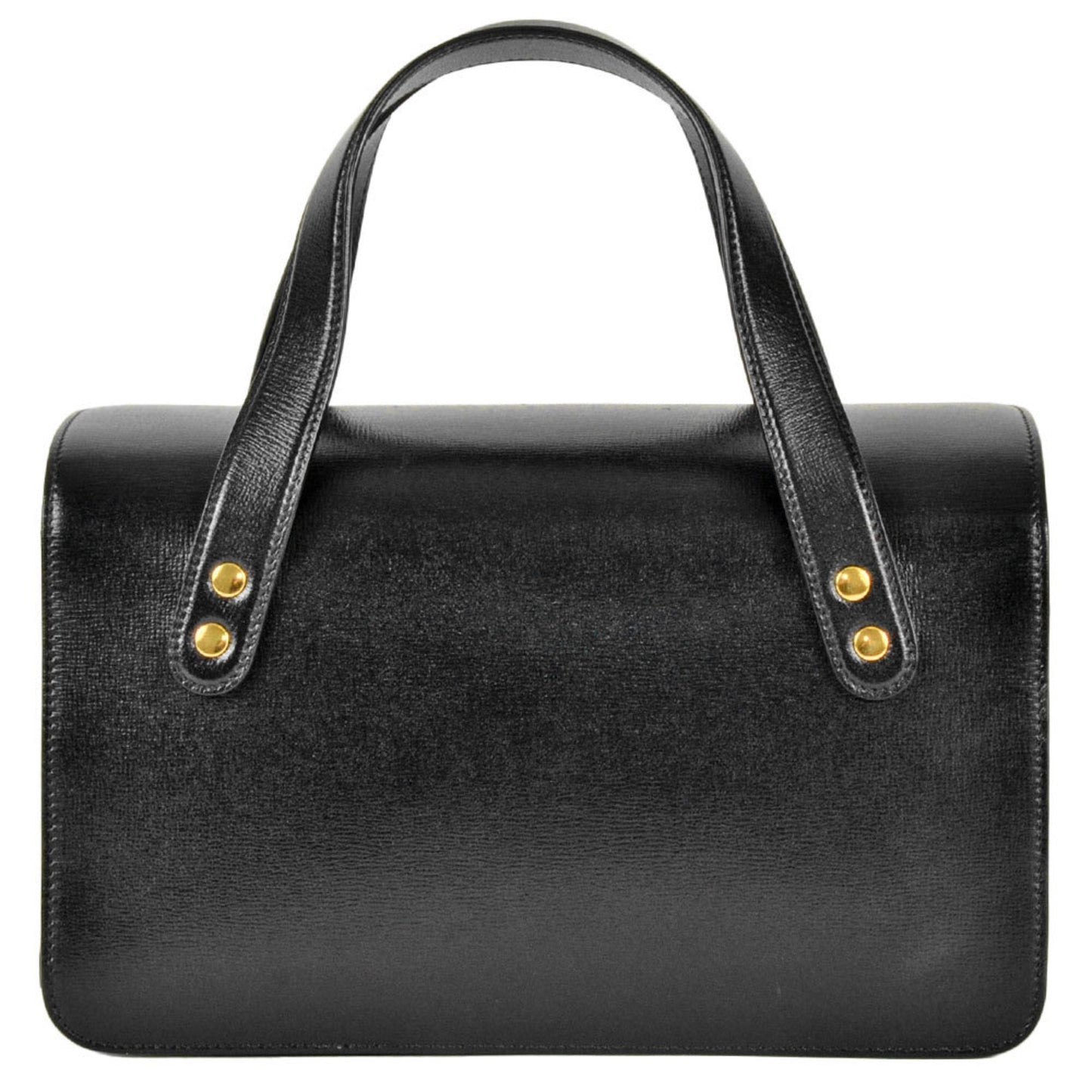 Gucci Black Leather Handbag ( )
