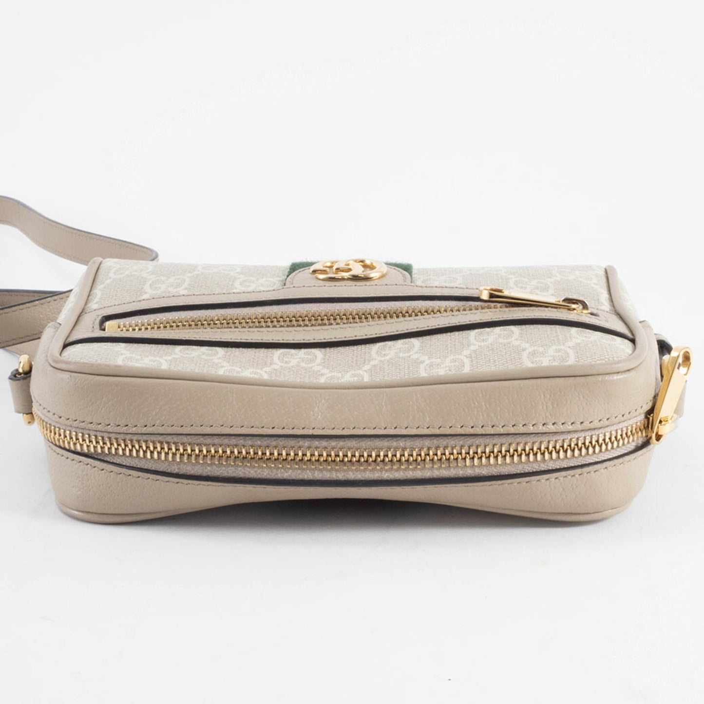 Gucci Beige Gg Supreme Leather Shoulder Bag ( )