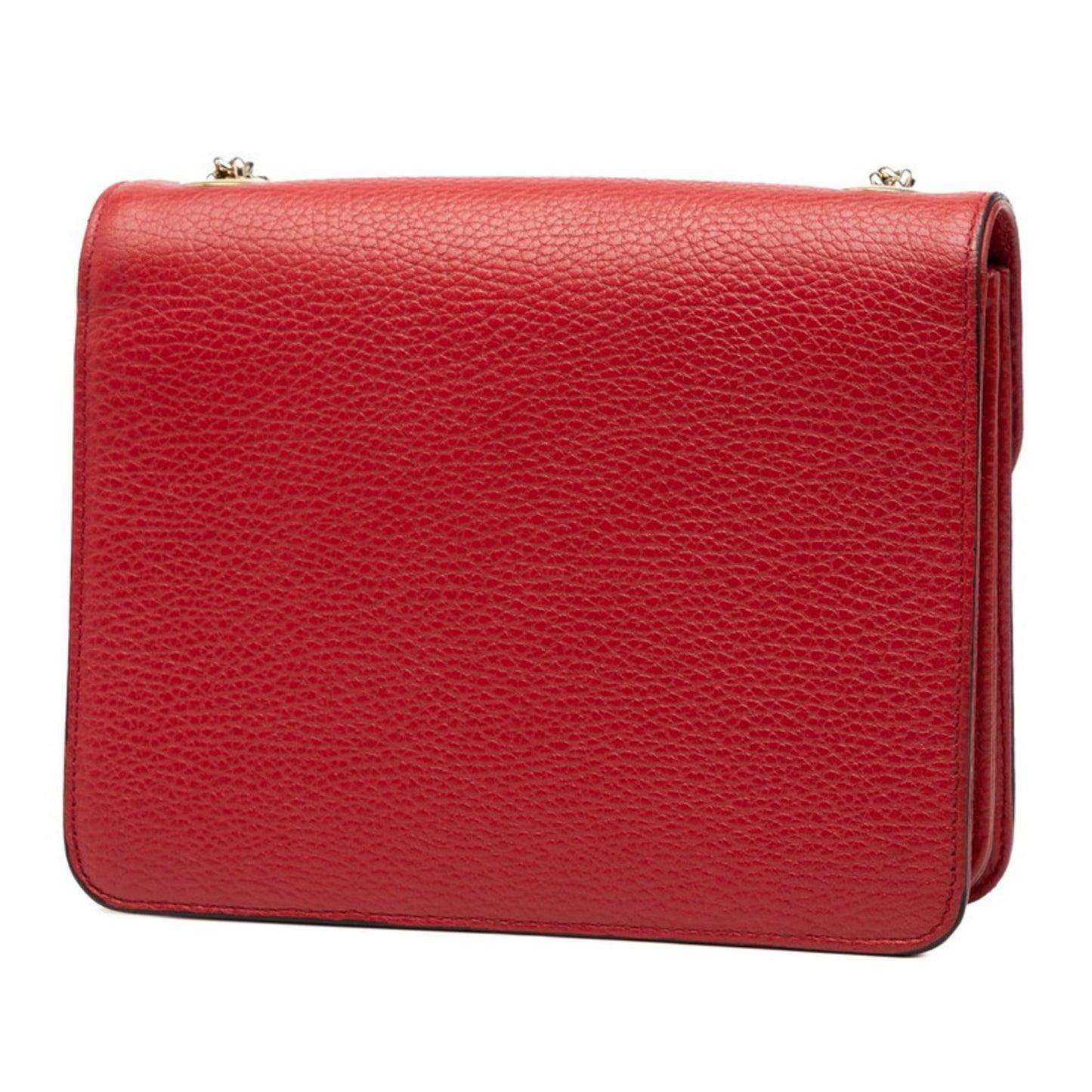 Gucci Red Color Leather Shoulder Bag ( )